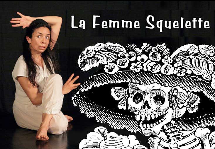 affiche du spectacle la femme squelette